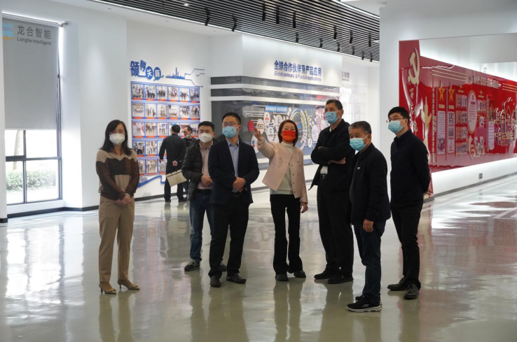 福建省工信厅领导一行来龙岩龙合智能调研企业复工复产