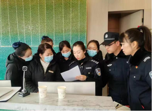 山西介休公安北坛所：开展境外人员住宿登记业务培训