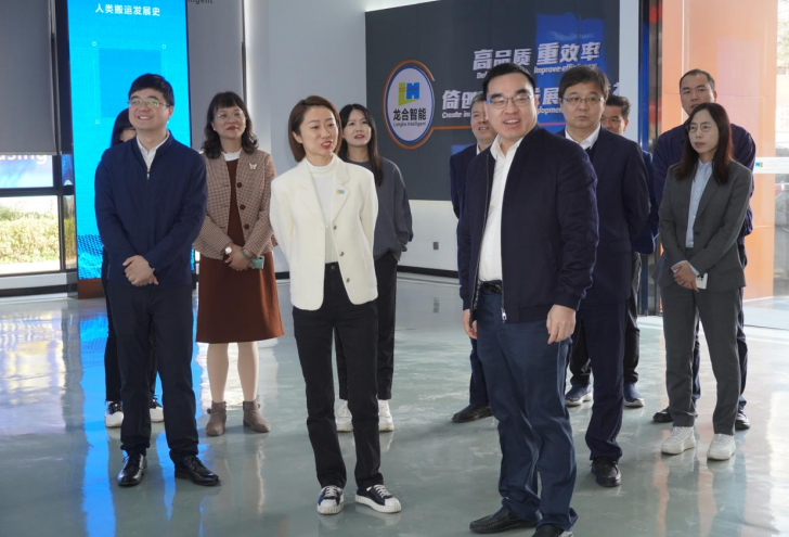 广州工控王福铸一行到福建龙岩龙合智能调研指导