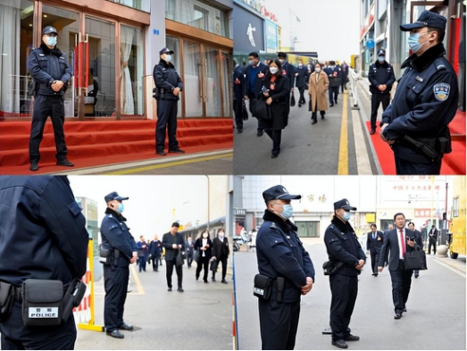 吕梁离石公安圆满完成市“两会”安保任务