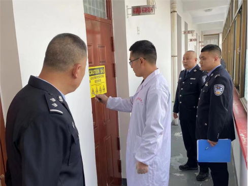 山西榆社县公安局治安大队全面开展涉爆单位安全检查工作