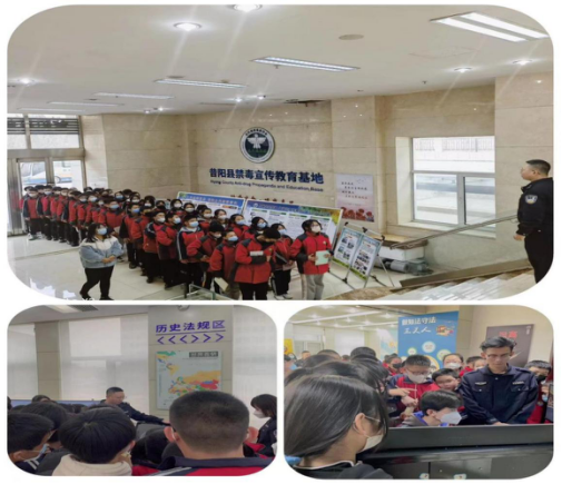 山西昔阳公安走进禁毒教育基地 筑牢青春禁毒防线