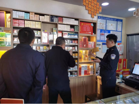 山西榆社县公安局食药环侦大队开展打击涉烟违法犯罪专项检查