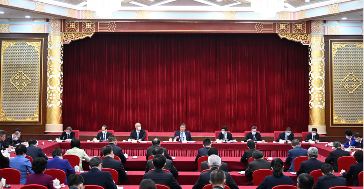 习近平在看望参加政协会议的民建工商联界委员时强调 正确引导民营经济健康发展高质量