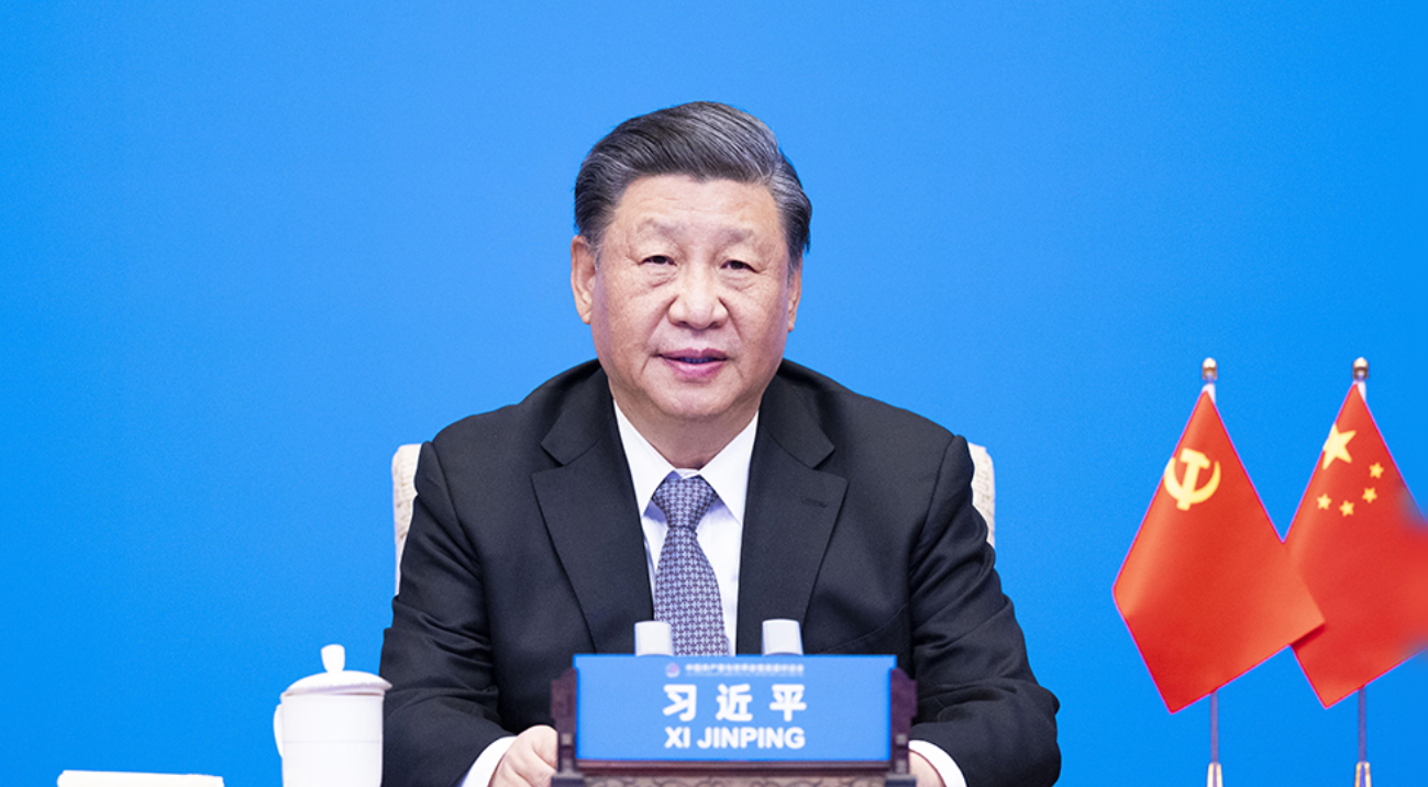 习近平出席中国共产党与世界政党高层对话会并发表主旨讲话 蔡奇出席