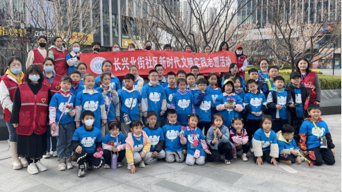 “童”心创城不停步——太原万柏林区长兴北街社区开展儿童志愿者活动