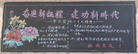 山西代县上磨坊乡开展“学习二十大，永远跟党走，奋进新征程”主题板报风采展活动537.png