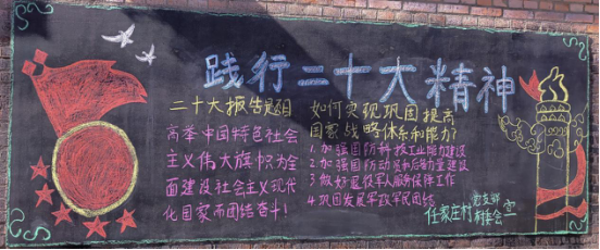 山西代县上磨坊乡开展“学习二十大，永远跟党走，奋进新征程”主题板报风采展活动660.png