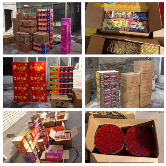 长治市公安潞城分局治安大队成功抓获一非法经营烟花爆竹团伙   