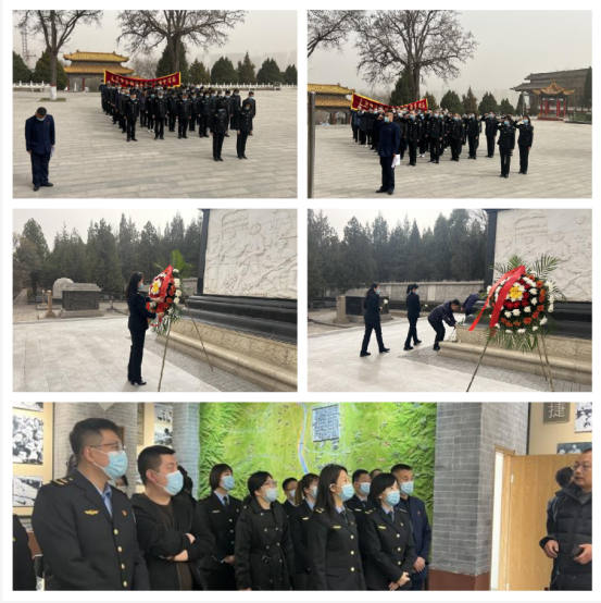 太原万柏林区市场监督管理局开展清明祭英烈活动