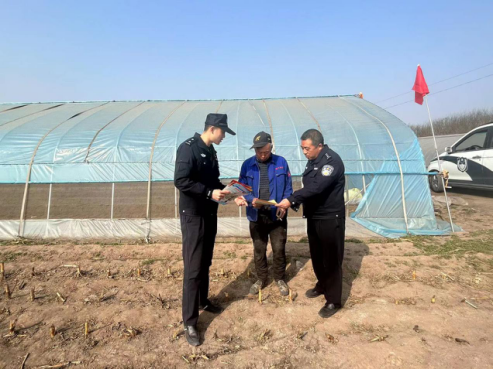 山西太谷公安：开展春季防火宣传活动