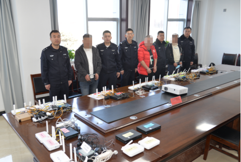 山西和顺县公安局刑侦大队迅速出击打掉一架设GOIP设备犯罪团伙