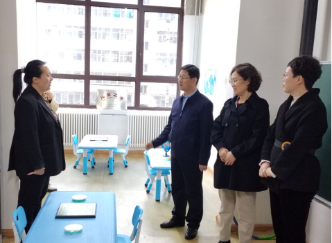 太原市委宣传部副部长贺旭宏一行督导尖草坪区创城与新时代文明实践工作