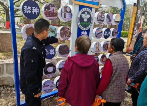 临汾古县公安营造禁毒氛围 共筑“无毒乡镇”