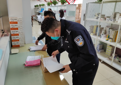 山西和顺县公安局禁毒大队开展麻精药品专项检查
