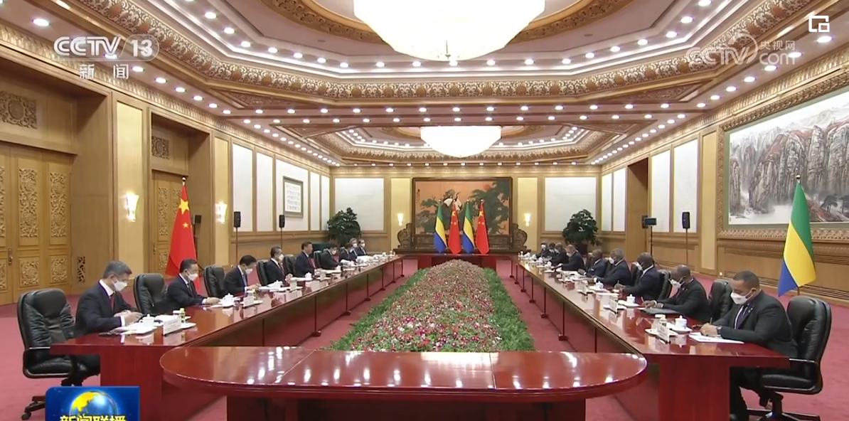 习近平同加蓬总统邦戈举行会谈