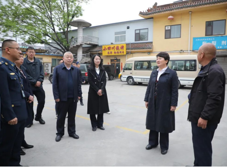 太原尖草坪区委书记、中北高新区党工委书记刘锦春督导检查“五一”节前安全生产工作