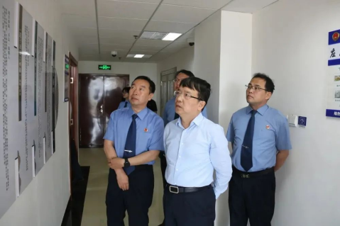 山西晋中市人民检察院一行深入灵石县院调研