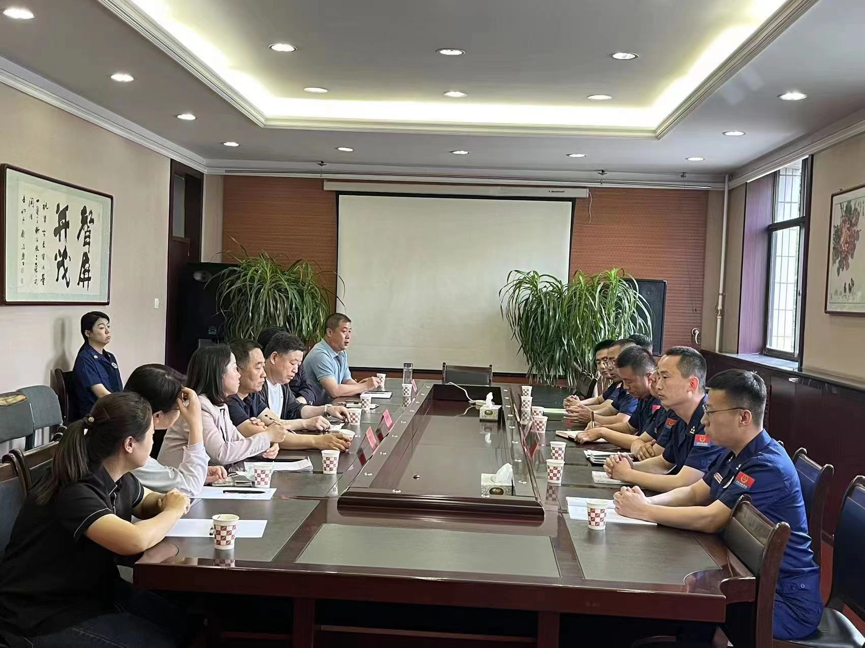 太原古交市宣传系统党委与古交消防大队开展党建共建活动