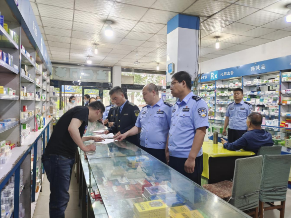 山西代县禁毒办联合多部门开展精麻类药品销售专项检查