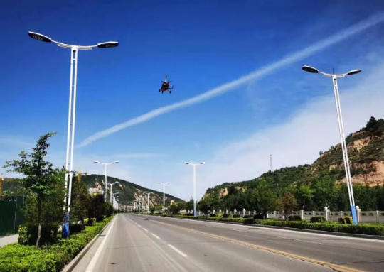 【全民禁毒】临汾蒲县公安局利用旋翼机航测深入开展“禁种铲毒”工作