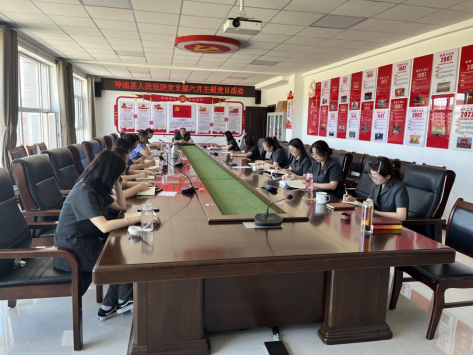 忻州神池法院党支部组织开展以“扎实推进思想主题教育  奋力谱写新篇章”为主题的党