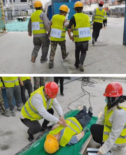 以“练”筑“防”——太原万柏林区民政局组织开展建筑工地防汛应急实战演练