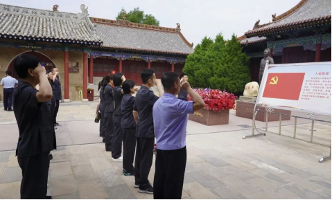 临汾隰县法院赴永和东征纪念馆开展主题党日活动