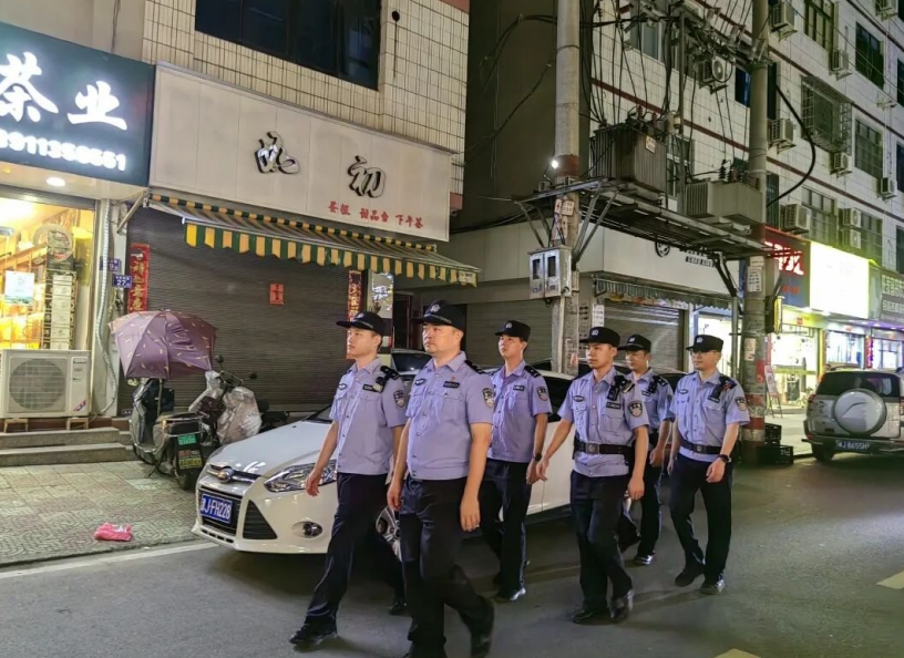 福建福安公安开展第一次夏夜治安巡查宣防集中统一行动