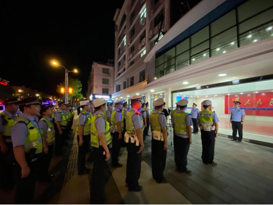 福建连城公安机关开展“坚盾5号”集中统一行动