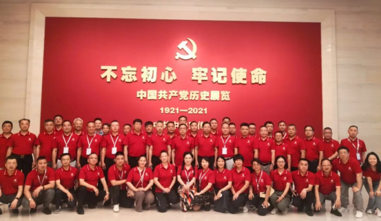 厦门市工商联组织民营企业家代表赴中国共产党历史展览馆参观学习