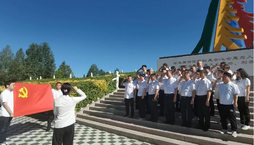 太原万柏林区千峰街道“学习右玉精神  践行初心使命”主题党日活动