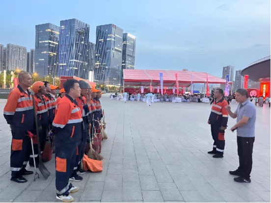 太原万柏林区城管局全力保障锣鼓大赛