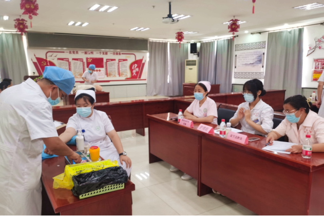 太原尖草坪区组织开展2023年基层医务人员岗位技术比武活动