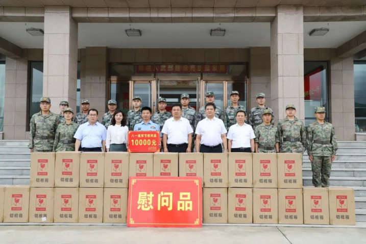 太原娄烦县：县委书记李树忠开展“八一”建军节慰问活动