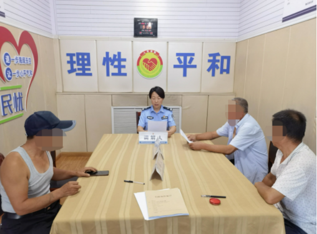 长治壶关公安集店派出所连续调解多起矛盾纠纷