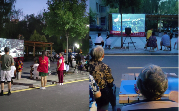 太原万柏林区重院社区：红色电影进社区文化惠民暖人心