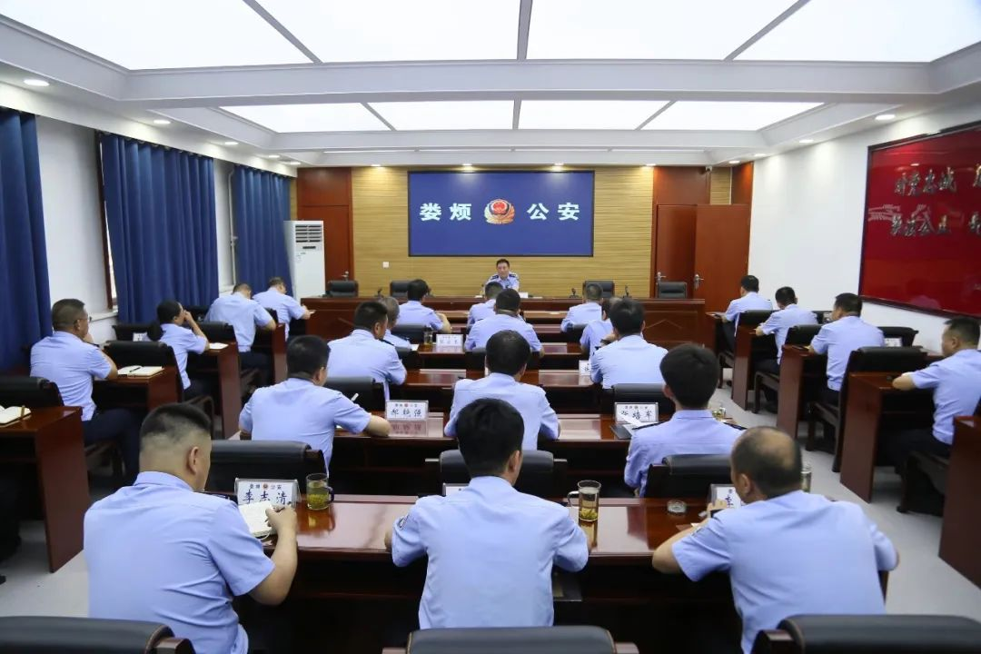 太原娄烦县公安局开展夏夜治安巡查宣防第二次集中统一行动