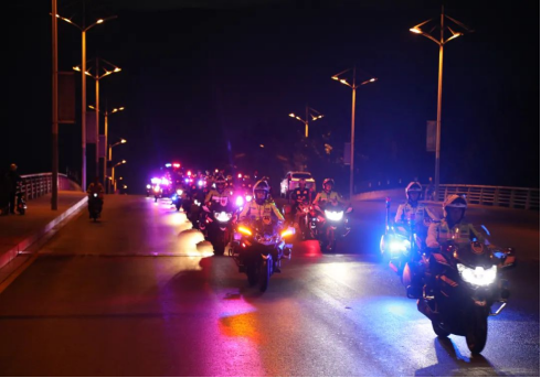 全警再出击！临汾洪洞公安开展夏夜治安巡查宣防第二次集中统一行动