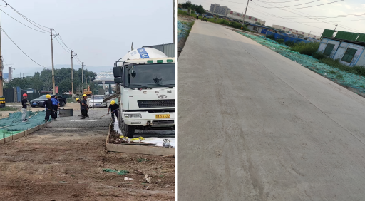 “泥水路”升级水泥路，太原城管执法解决民忧