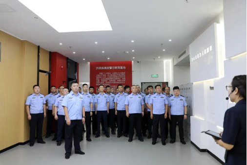 临汾洪洞县公安局组织民警参观廉政教育基地