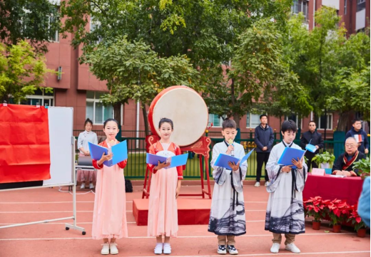 山西通宝育杰学校：“开笔礼”体验国学之美  弘扬传统文化