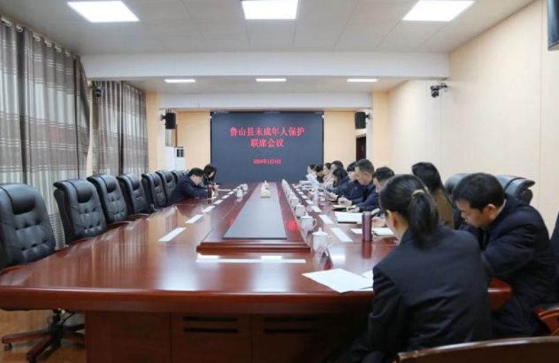 河南省鲁山县召开未成年人保护联席会议