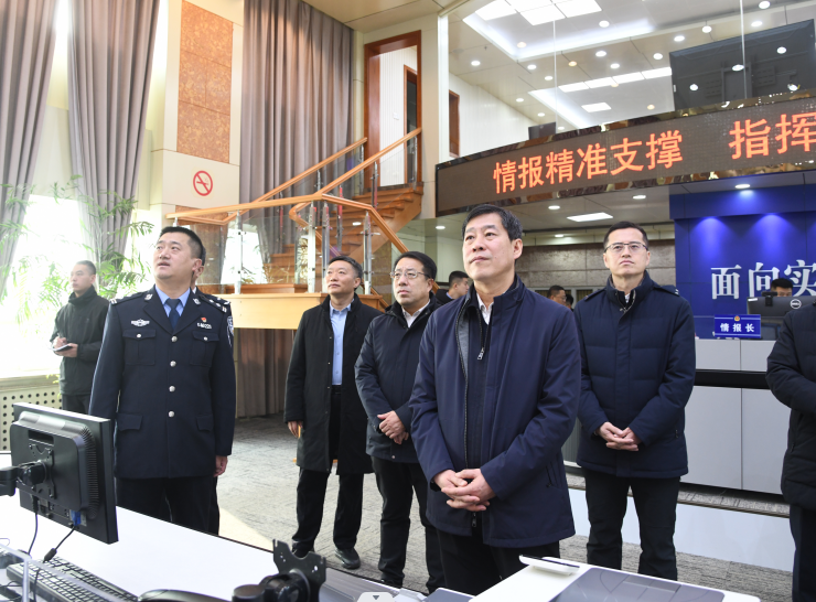 长治市领导慰问一线公安民辅警