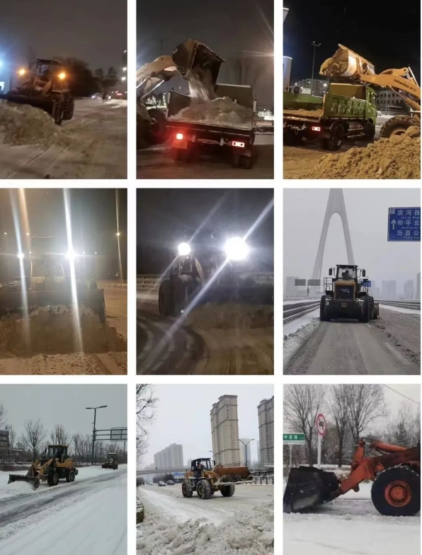 最美环卫人，全员上岗清雪除冰！