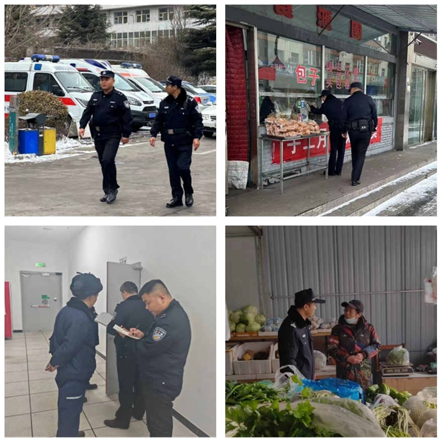 长治故县公安分局元宵节期间开展大检查
