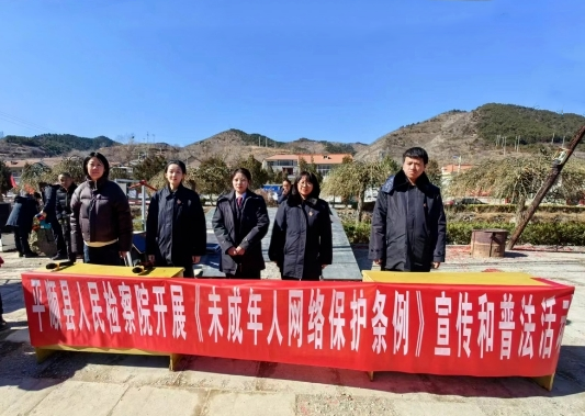 长治平顺县人民检察院开展《未成年人网络保护条例》普法宣传活动