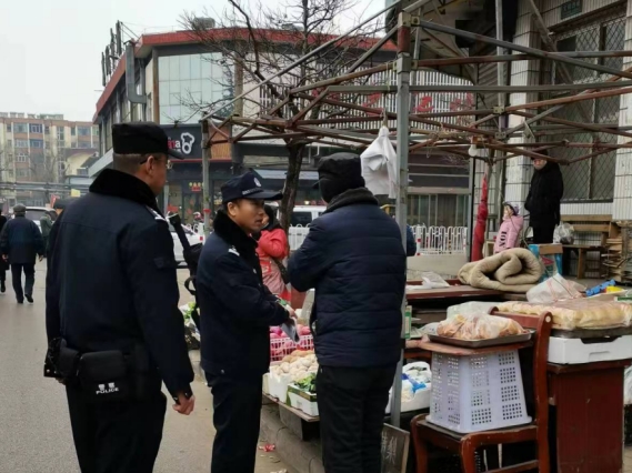 长治故县分局开展春季安全防范宣传活动