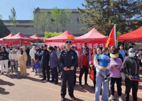 大同浑源公安为2024年全县中小学生运动会保驾护航