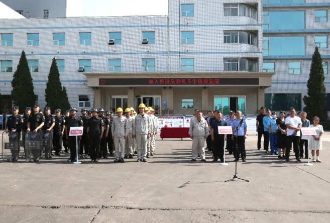 临汾尧都公安：反恐演练进企业，筑牢安全防线